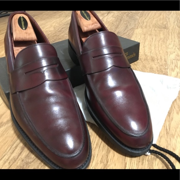Allen Edmonds 11.5 D Presidio Burgundy Loafer - Picture 6 of 7